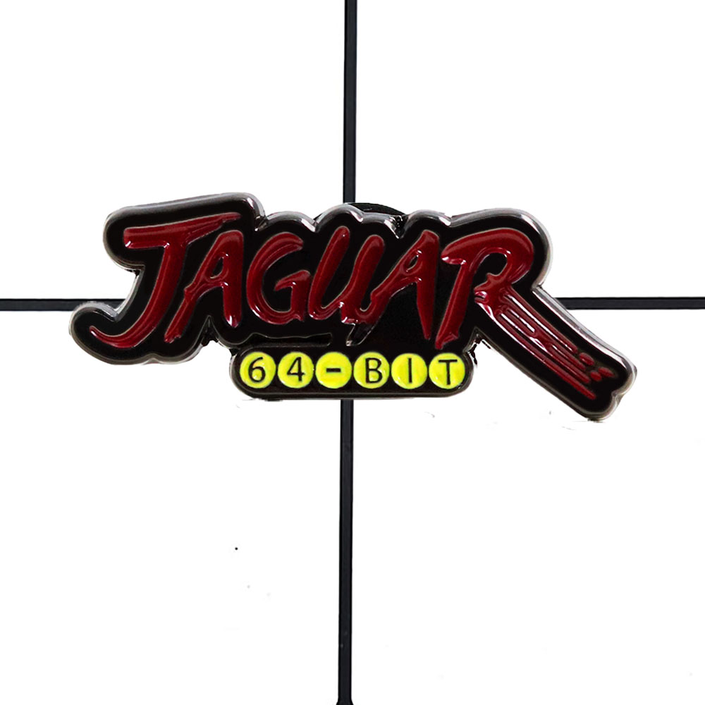 Gaming Console Letters - Jaguar 64-bits gamingconsole logo broche klassieke