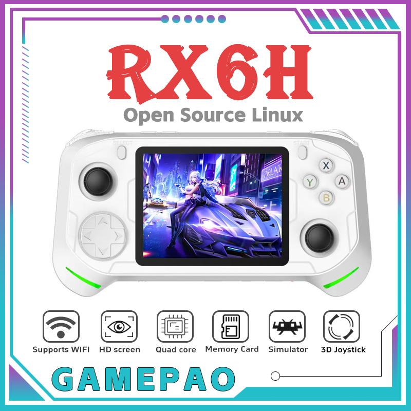 Gaming Console Youtube - Open Source RX6H Retro Handheld Videogameconsole