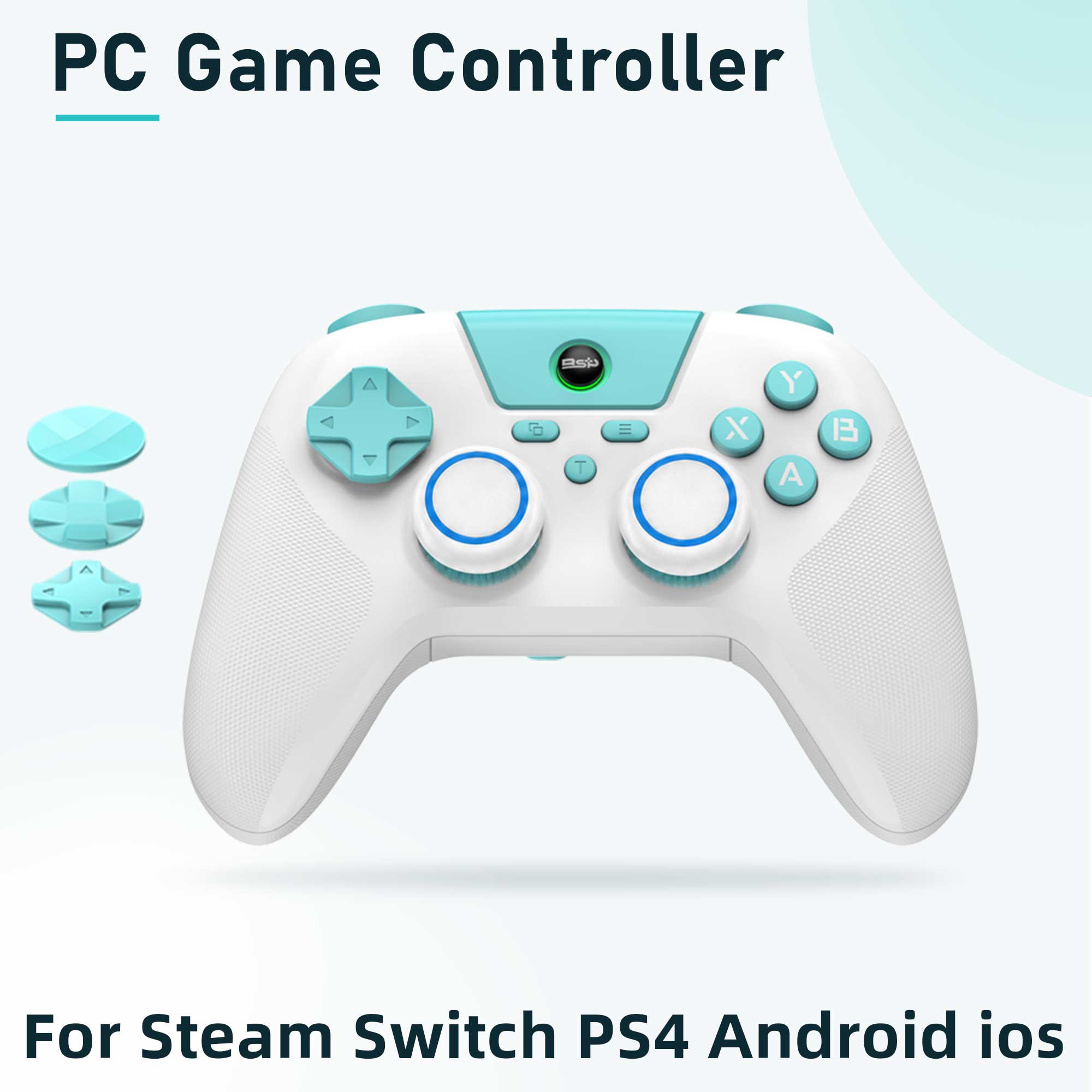 Gaming Console Steam Deck - Draadloze pc-gamecontroller met dubbele vibratie-gamepad voor