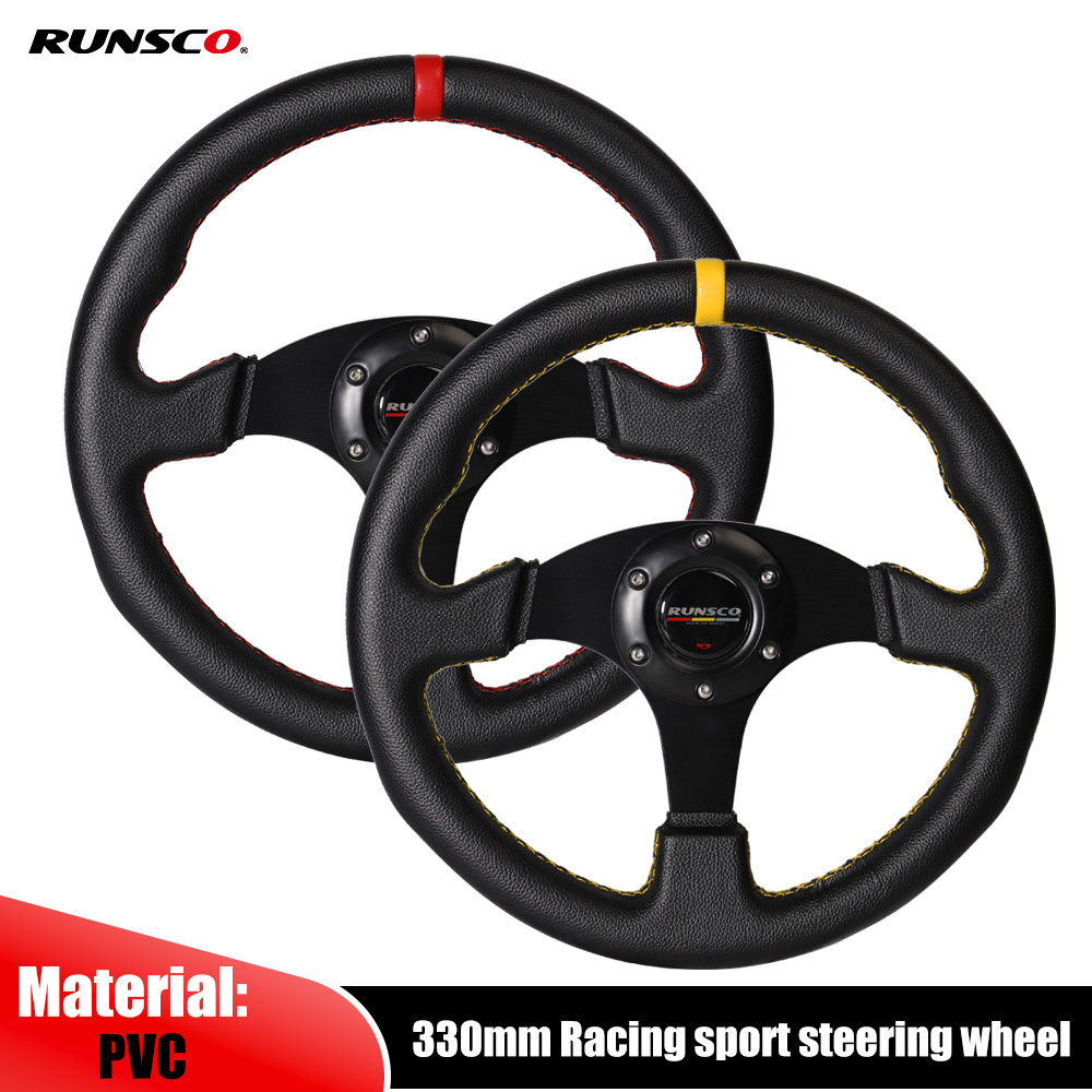 Steering Wheel Gaming - 330 mm/13 inch plat stuurwiel aluminium