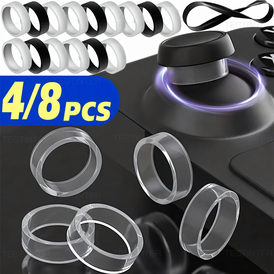 Gaming Console Steam Deck - 4/8 Stuks Elastische Beschermende Joystick Rubberen