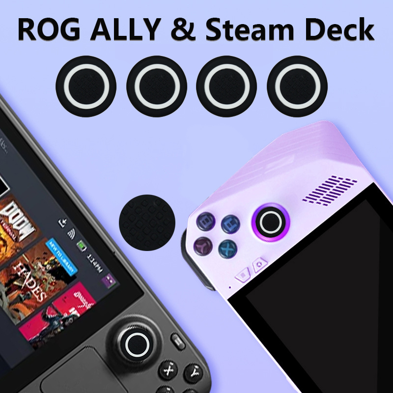 Gaming Console Steam Deck - 4 stks Siliconen Joystick Duimgrepen Protector