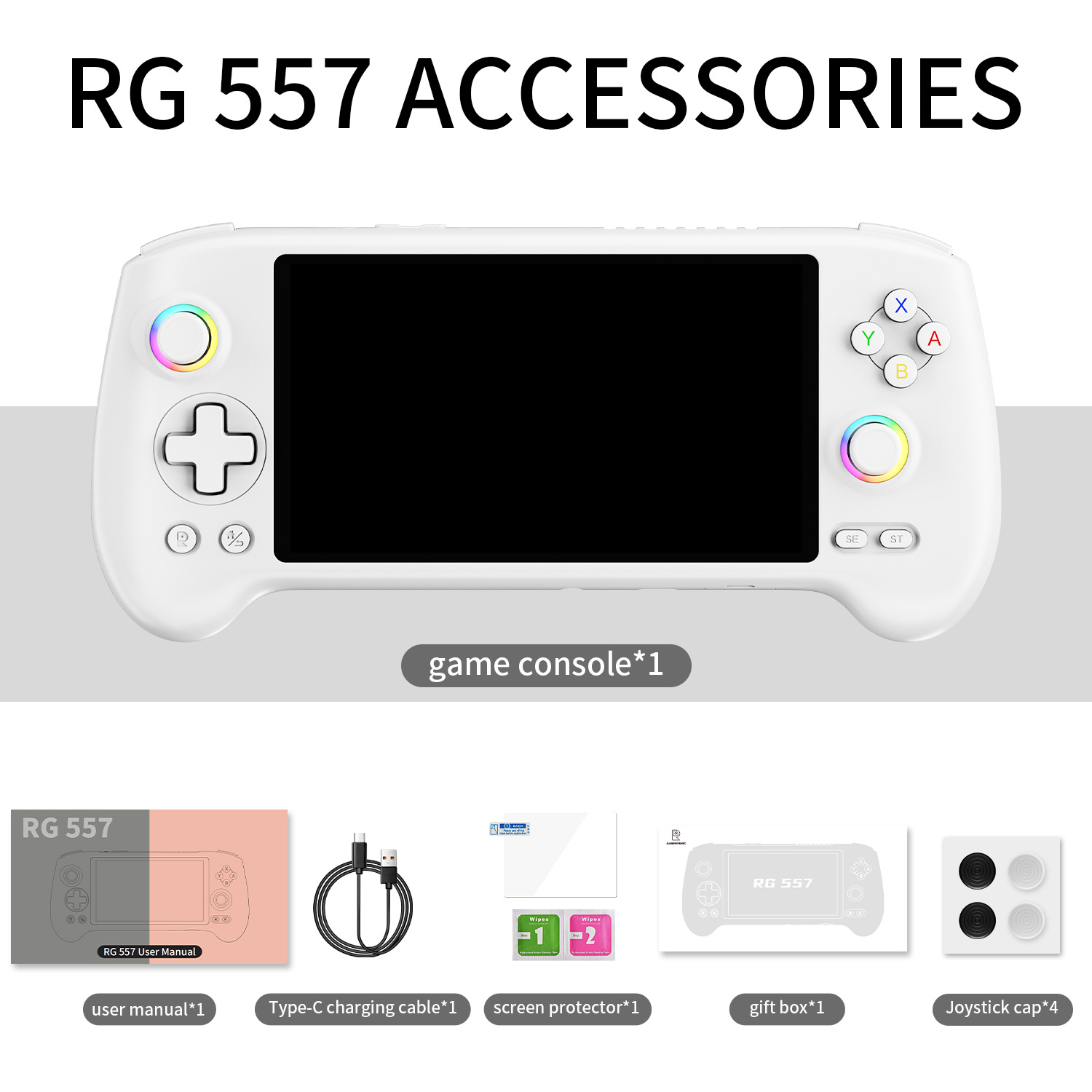 Gaming Console Handheld Android - Draagbare WiFi-gameconsole met 5,48-inch AMOLED-scherm (1920*1080),