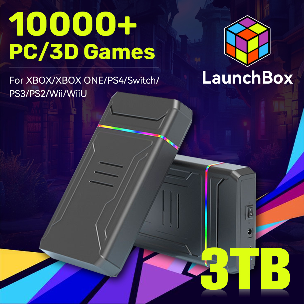 Gaming Console Best - JMachen Launchbox 3TB Gaming HDD Video