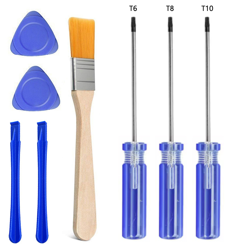 Gaming Console Joystick - 7-in-1 reparatiegereedschapset voor controllers met borstel