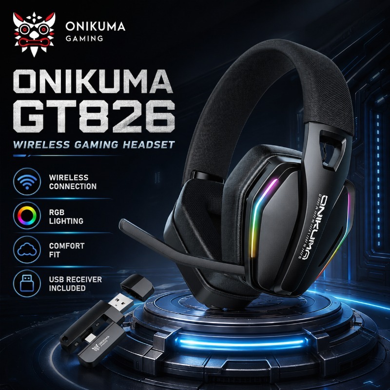 Gaming Console In Amazon - ONIKUMA GT826 Draadloze Gaming Headset Bluetooth