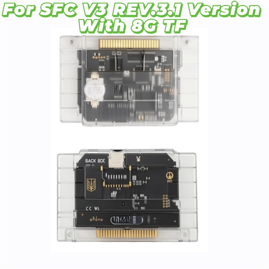 Gaming Console.Emulators - 3000 In 1 Voor SNES/SFC Geheugenkaart
