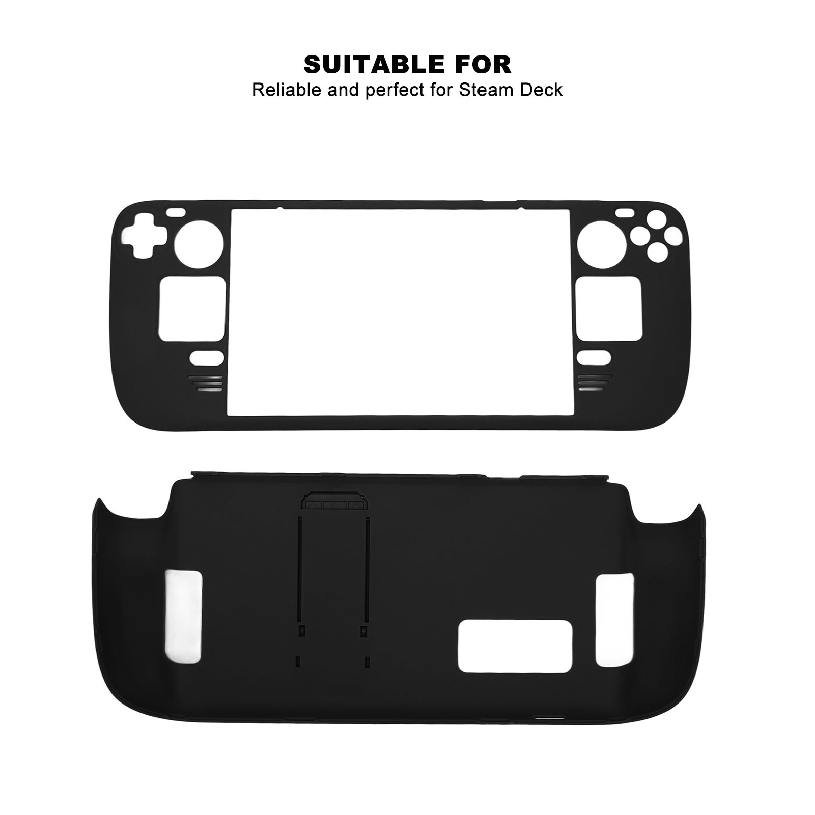 Gaming Console Steam Deck - Universele standaardbehuizing Handsfree volledige bescherming Anti-vingerafdrukbestendige