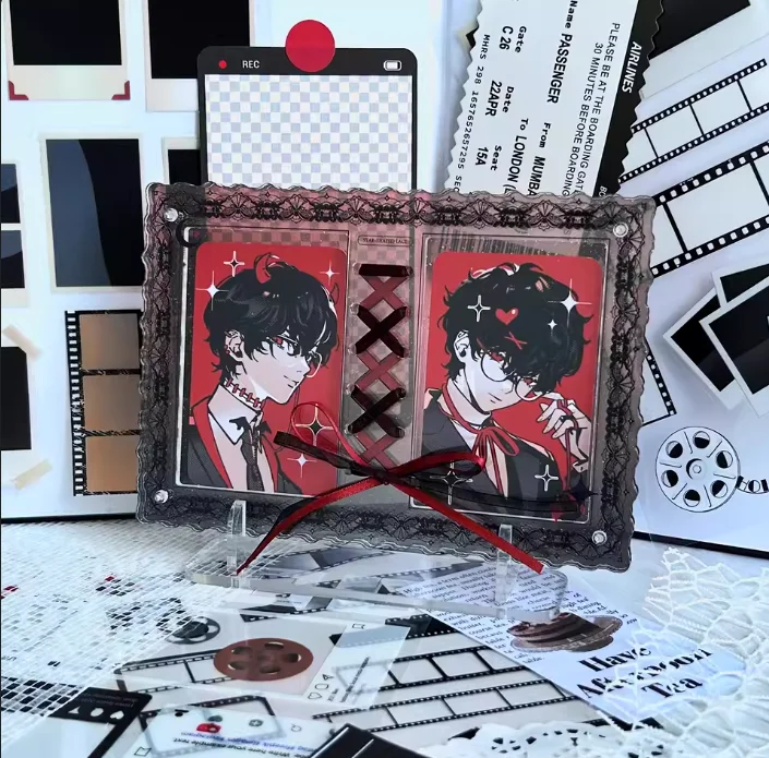 Gaming Card Holder - Lint Kant Gradiënt Acryl Frame Mini