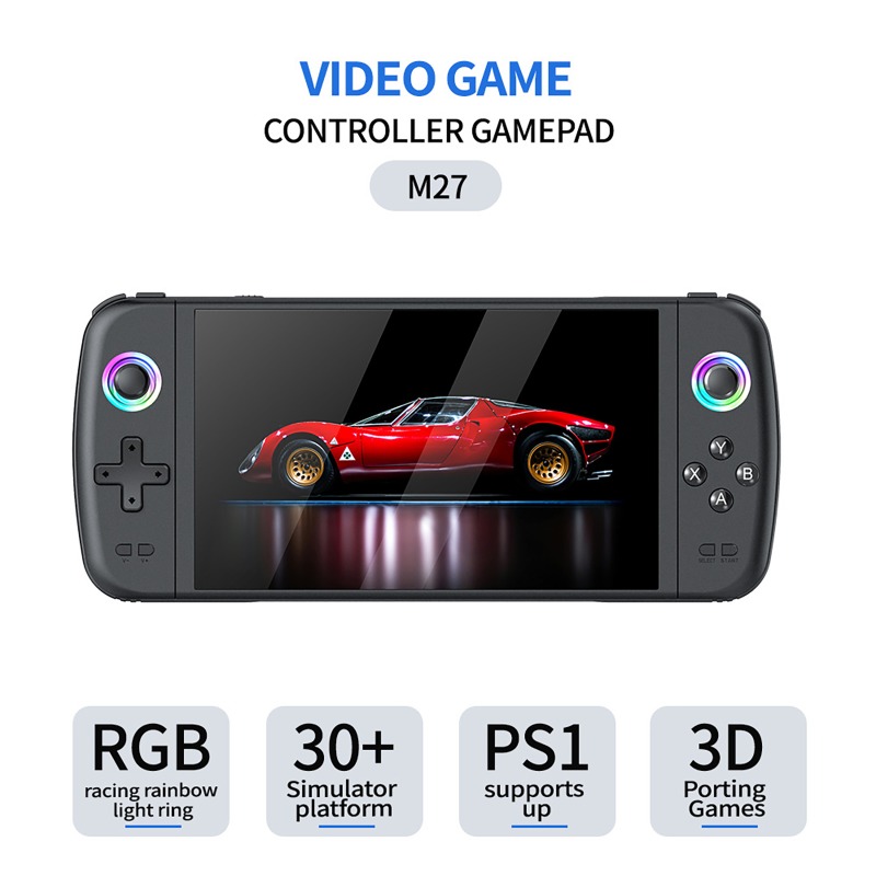 M27 Draagbare Pocket Retro Han - Gaming Console Youtube recensie en prijs