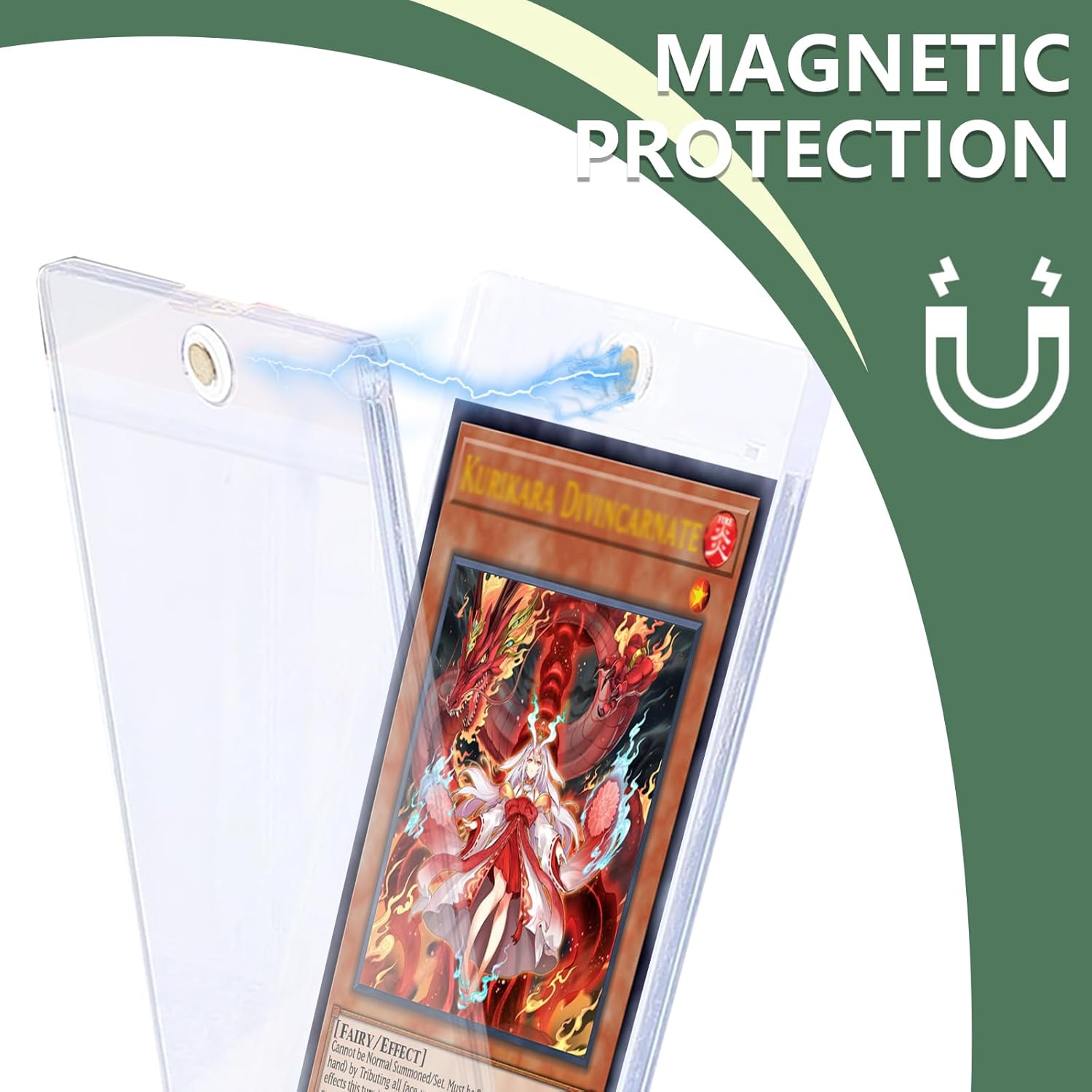 1-10PCS Clear Card Holder Magn - Gaming Card Holder recensie en prijs