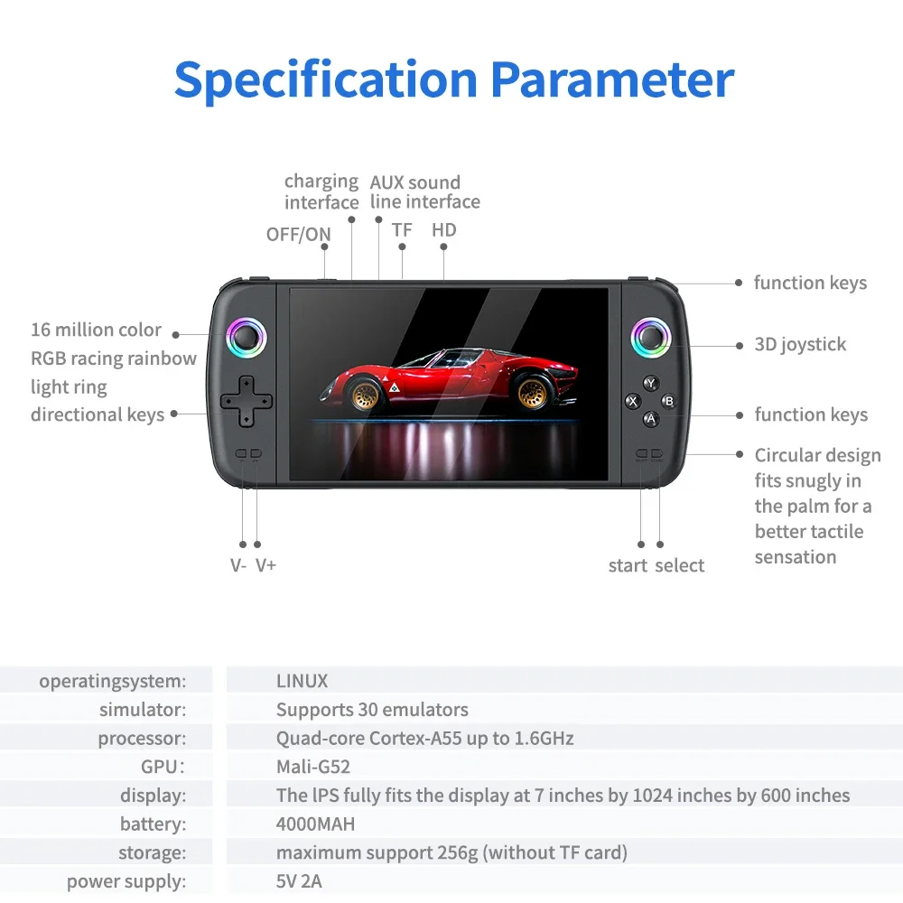 128G M27 Handheld Game Player  - Gaming Console Youtube recensie en prijs