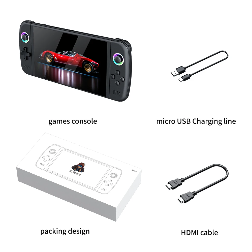 128G M27 Handheld Game Player  - Gaming Console Youtube recensie en prijs