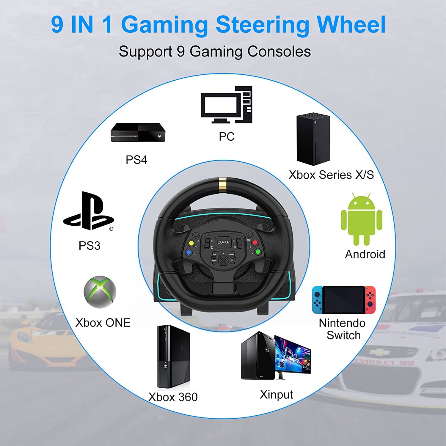 Doyo Volante Gaming Racing Stu - Steering Wheel Gaming recensie en prijs