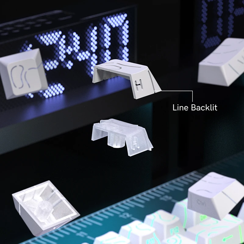 Nieuwe topografische keycaps 4 - Gaming Console Letters recensie en prijs