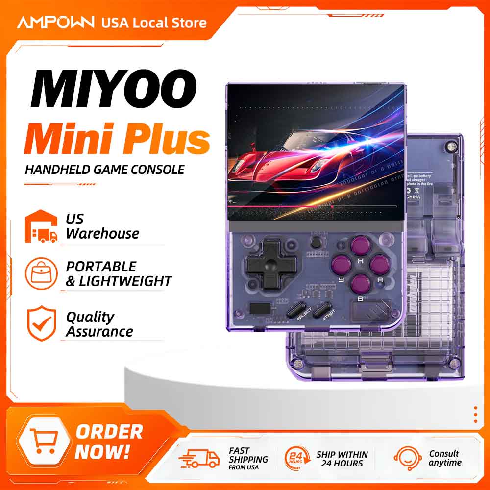 Miyoo Mini+ Retro Handheld Gam - Gaming Console.Emulators recensie en prijs