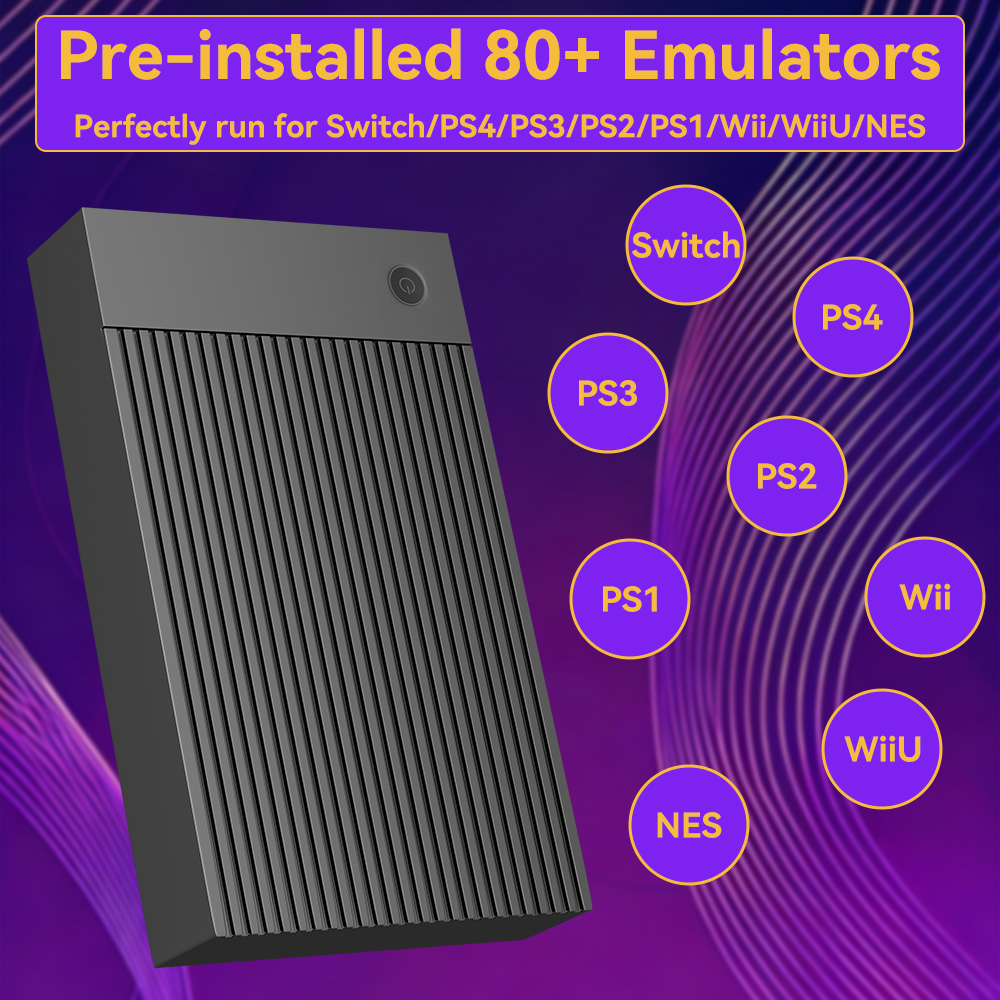 Draagbare 4TB Gaming HDD met 5 - Gaming Console.Emulators recensie en prijs
